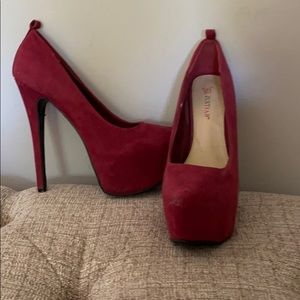 Maroon heels